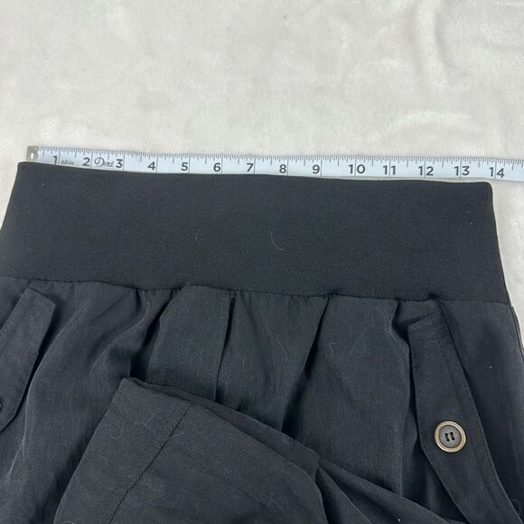 Anthropologie Maeve Women's S Cicerone Joggers Black Slouchy Multipocket Casual - Picture 12 of 15